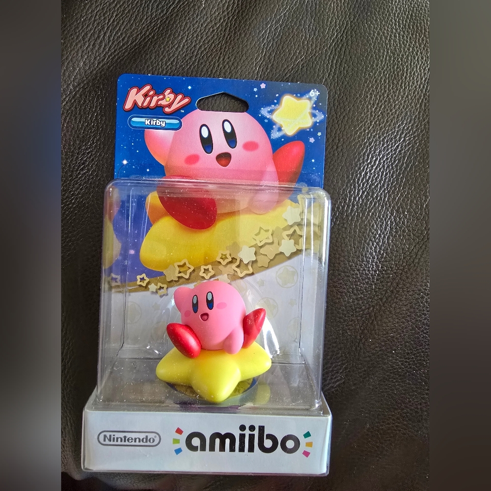 Amiibo Nintendo Kirby On Star NEW Sealed Box Box Is In Mint Condition.